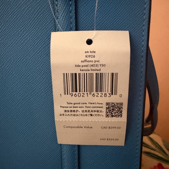 Kate Spade Vibrant Blue Tote-Kenzie Tote SM- NWT - Picture 3 of 3